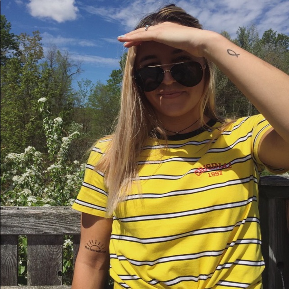 Striped t shirt